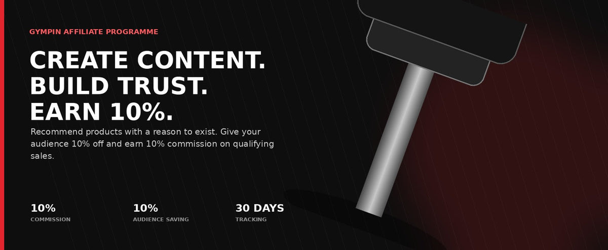 GymPin Affiliate Programme for fitness creators, coaches and gym professionals