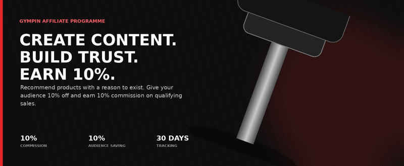 GymPin Affiliate Programme for fitness creators, coaches and gym professionals