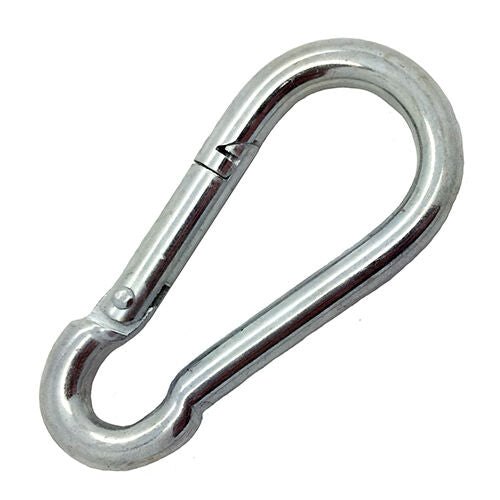 CARABINER 90mm BZP Steel Gym Snap Hook