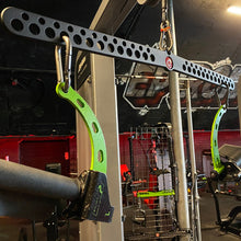 User-generated content of a GymPin D-handle bar set up for use in a Gym.