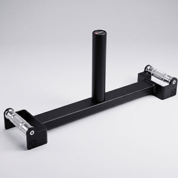 Black and silver Hyper Loader on a light gray background