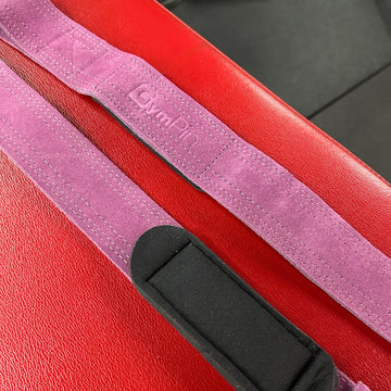 GymPin Padded Leather Weight Lifting Straps
