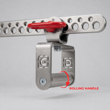 Exact Rolling GymPin Quick Release D Handles available as the Gold package option
