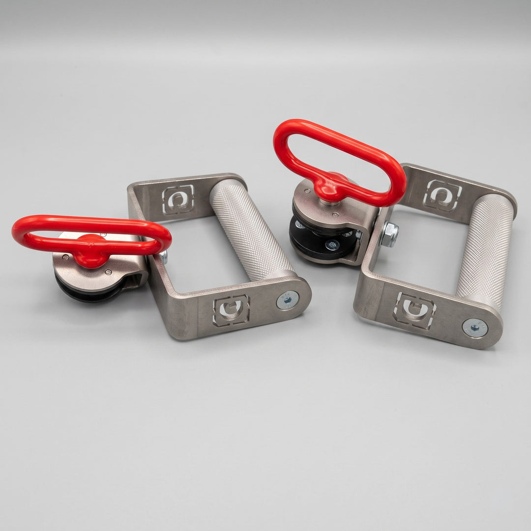 Exact Fixed GymPin Quick Release D Handles supplied as two pairs in Gold