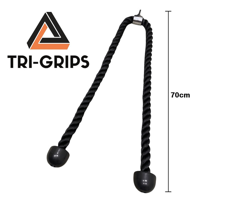 Tri-Grips Double Length ROPES | Tricep 1.4m LONG ROPES