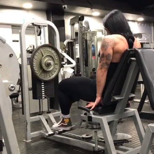 The Original GymPin attached to a cable machine for effective weight training in the gym.