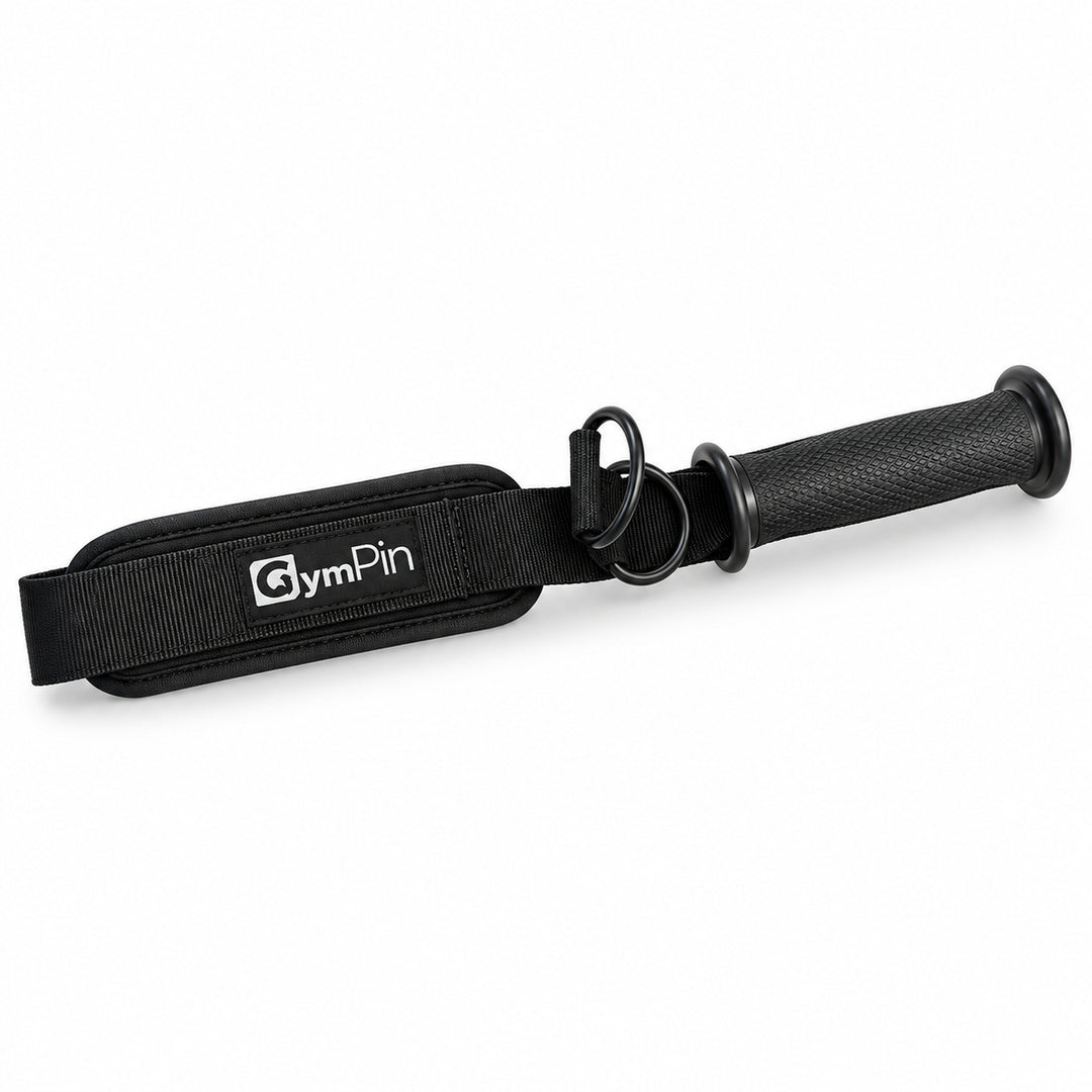 GymPin Cuff D Handle with the padded cuff opened