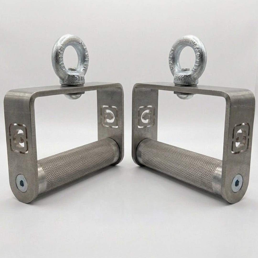 Three pairs of genuine GymPin Fixed D Handles included in Gold