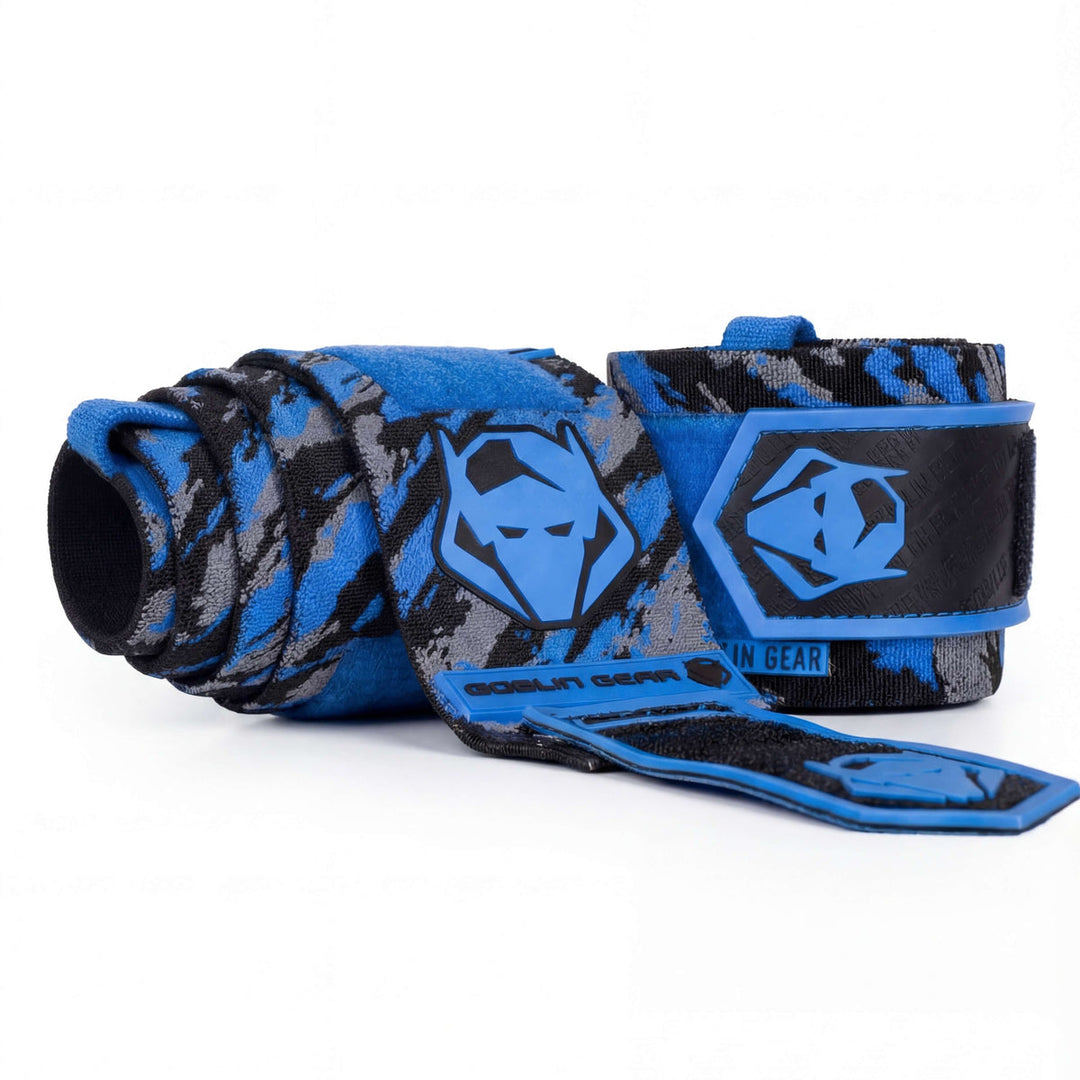 Goblin Gear 42 inch 4X super heavy duty elbow wraps in Blue Thunder