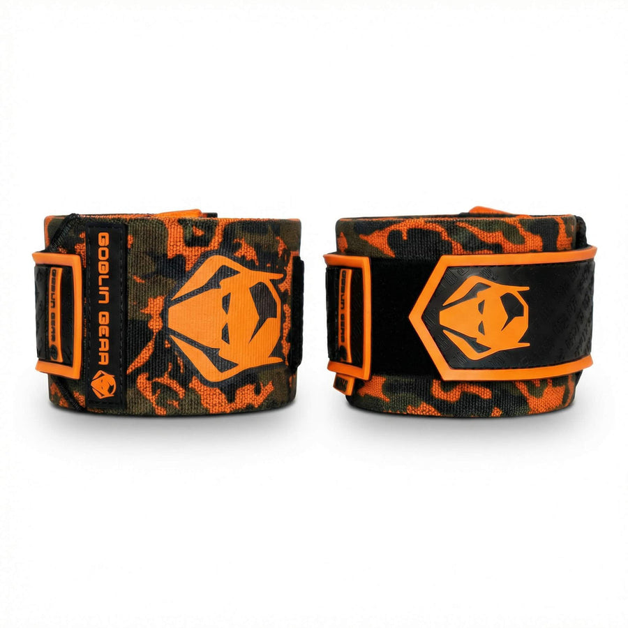Goblin Gear 26 inch 3.5X MUTATED super heavy duty wrist wraps in Blazin