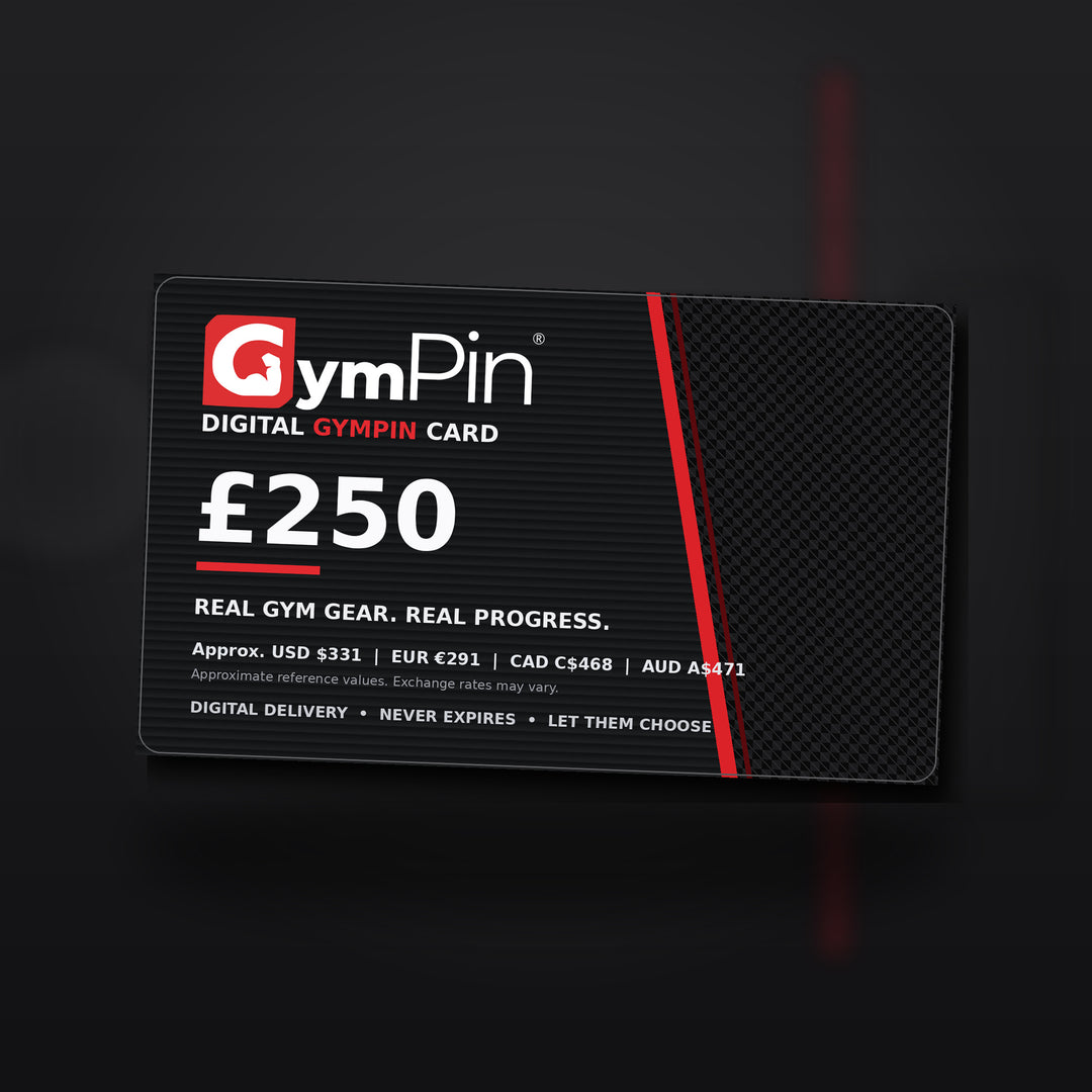 GymPin Digital Gift Card £250 with approximate currency reference