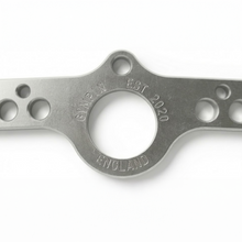 Metal component with 'GYPIN' branding and 'EST. 2020' text on a white background