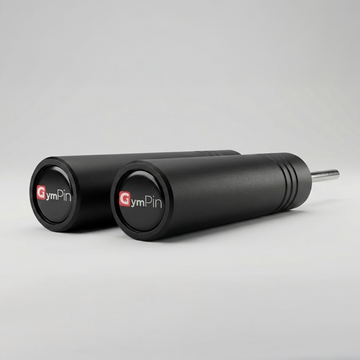 Black KingPins from GymPin with 'GymPin' branding on a gray background