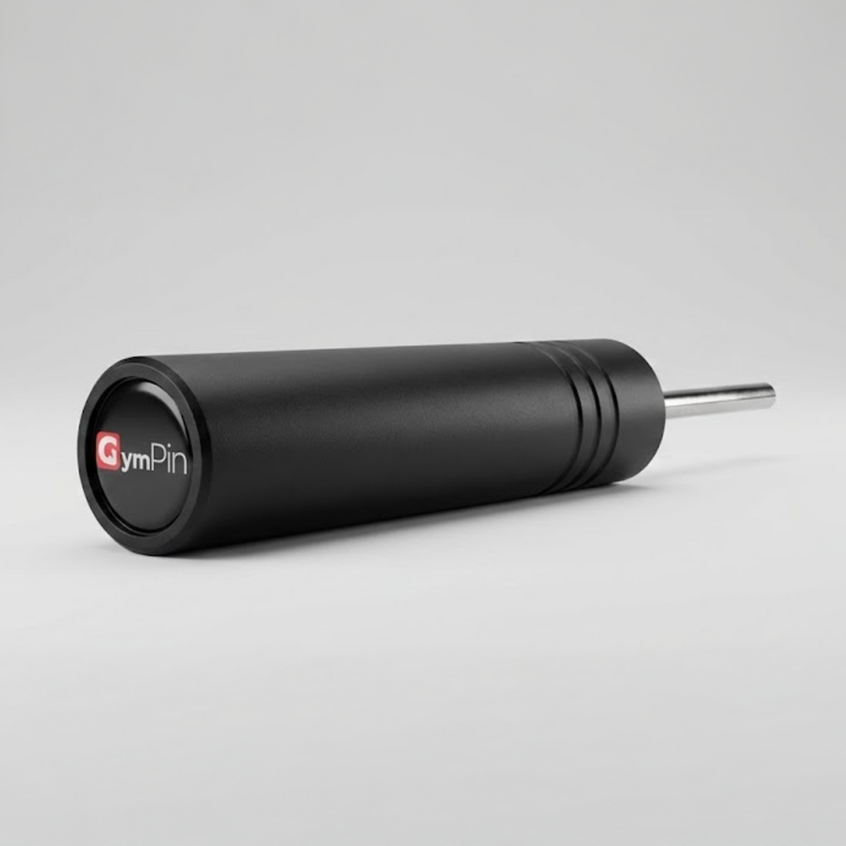 Black KingPin with 'GymPin' branding on a gray background