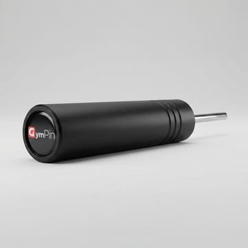 Black KingPin with 'GymPin' branding on a gray background