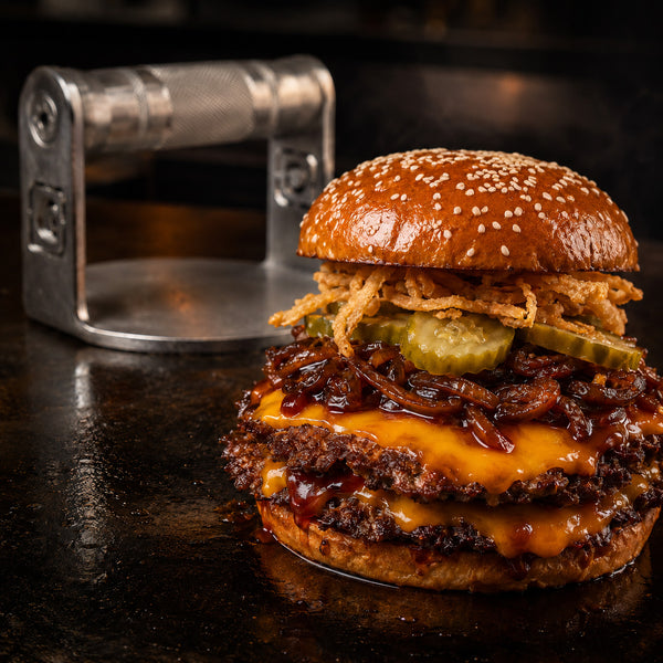 THE BLACKOUT BBQ SMASHED BURGER
