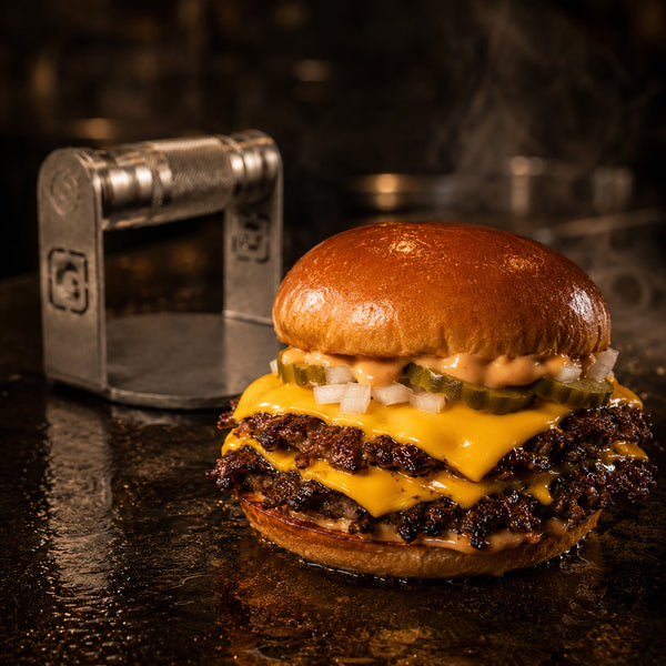 THE ORIGINAL GYMPIN SMASHED BURGER