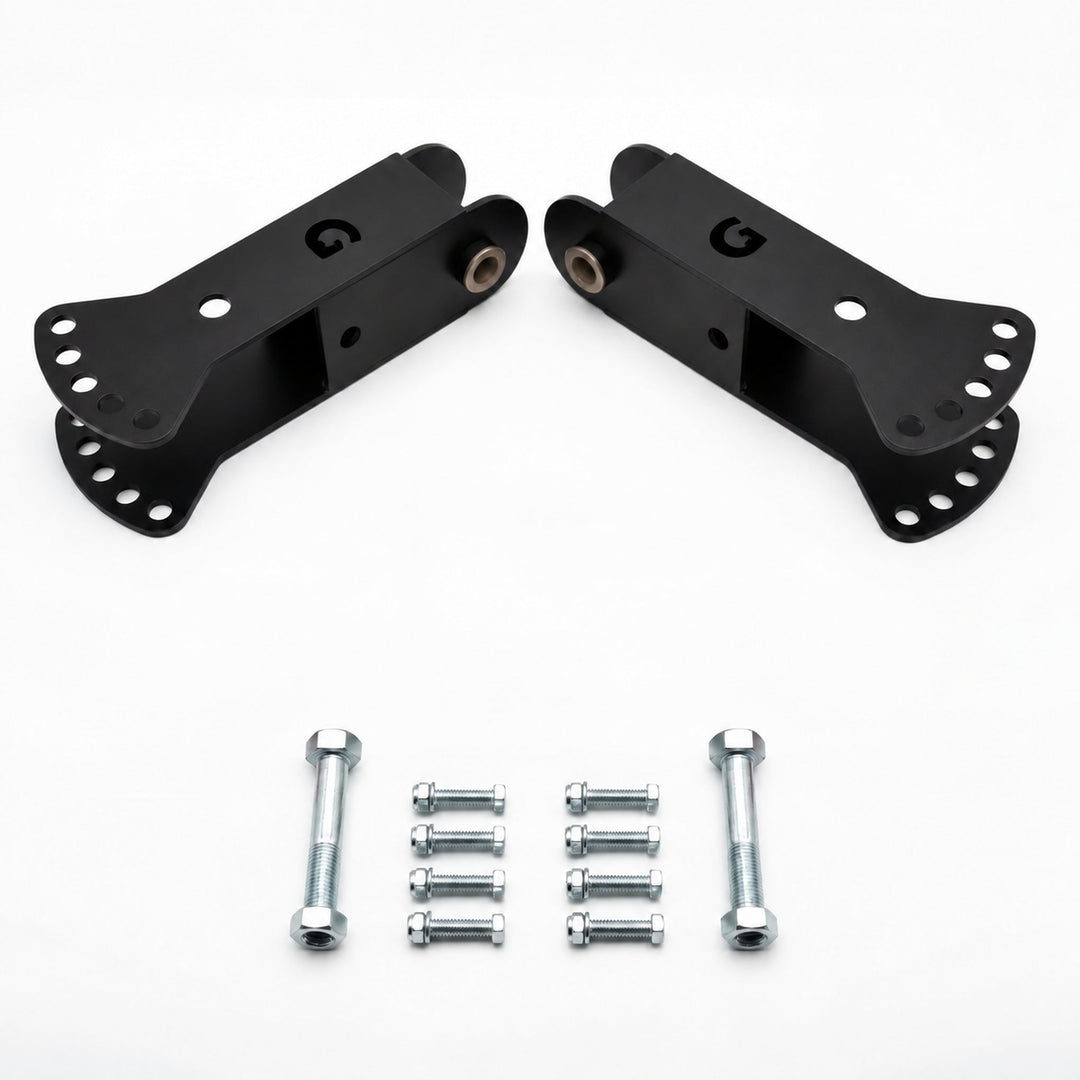 Titan X3 Jammer Arm Adapters — detent locking pins not included; relocation brackets not included