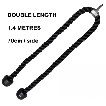 GymPin Double Length ROPES | Tricep 1.4m LONG ROPES